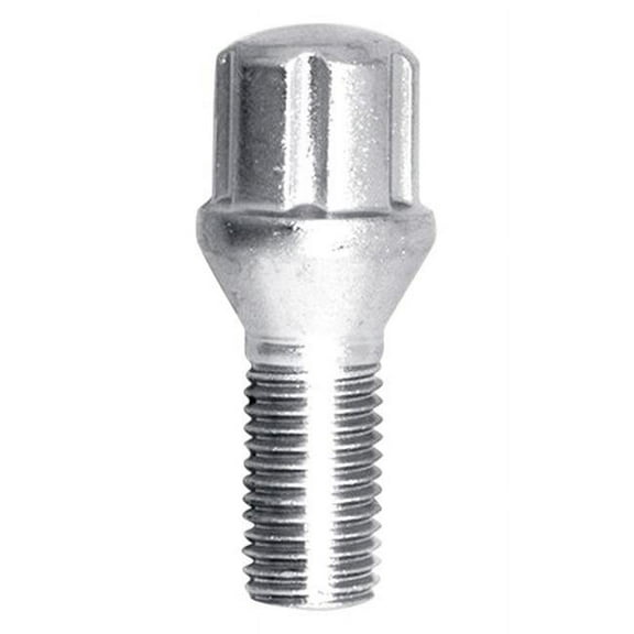 Gorilla Automotive GOL17100SD 0.93-24 mm Small Diameter Lug Bolts, Chrome - 12 mm x 1.50 in.