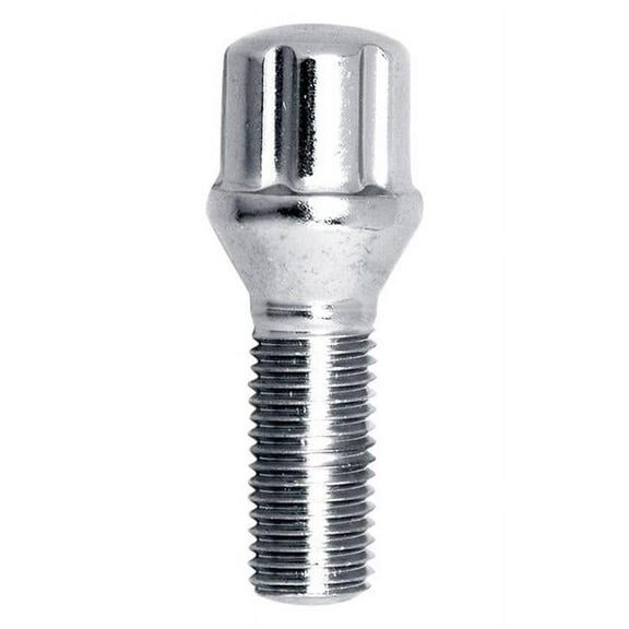 Gorilla Automotive GOL17179SD 1.1-28 mm Small Diameter Lug Bolts, Chrome - 12 mm x 1.50 in.