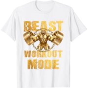 Gorilla Beast Workout Mode Gold Lifting Weights Gym - Gift T-Shirt