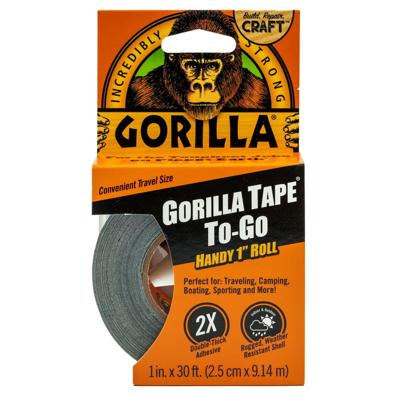 Gorilla Tape Handy Roll To Go 25mm x 9m Tape Strong Duct Tape