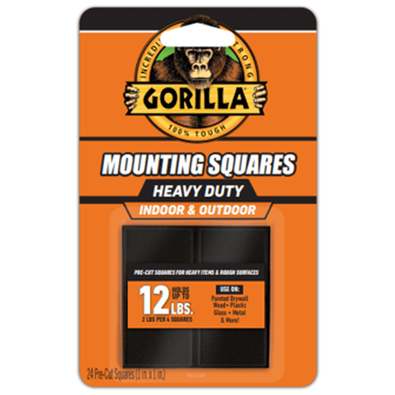 Szuares Gorilla Black Mounting Squares - Walmart.com