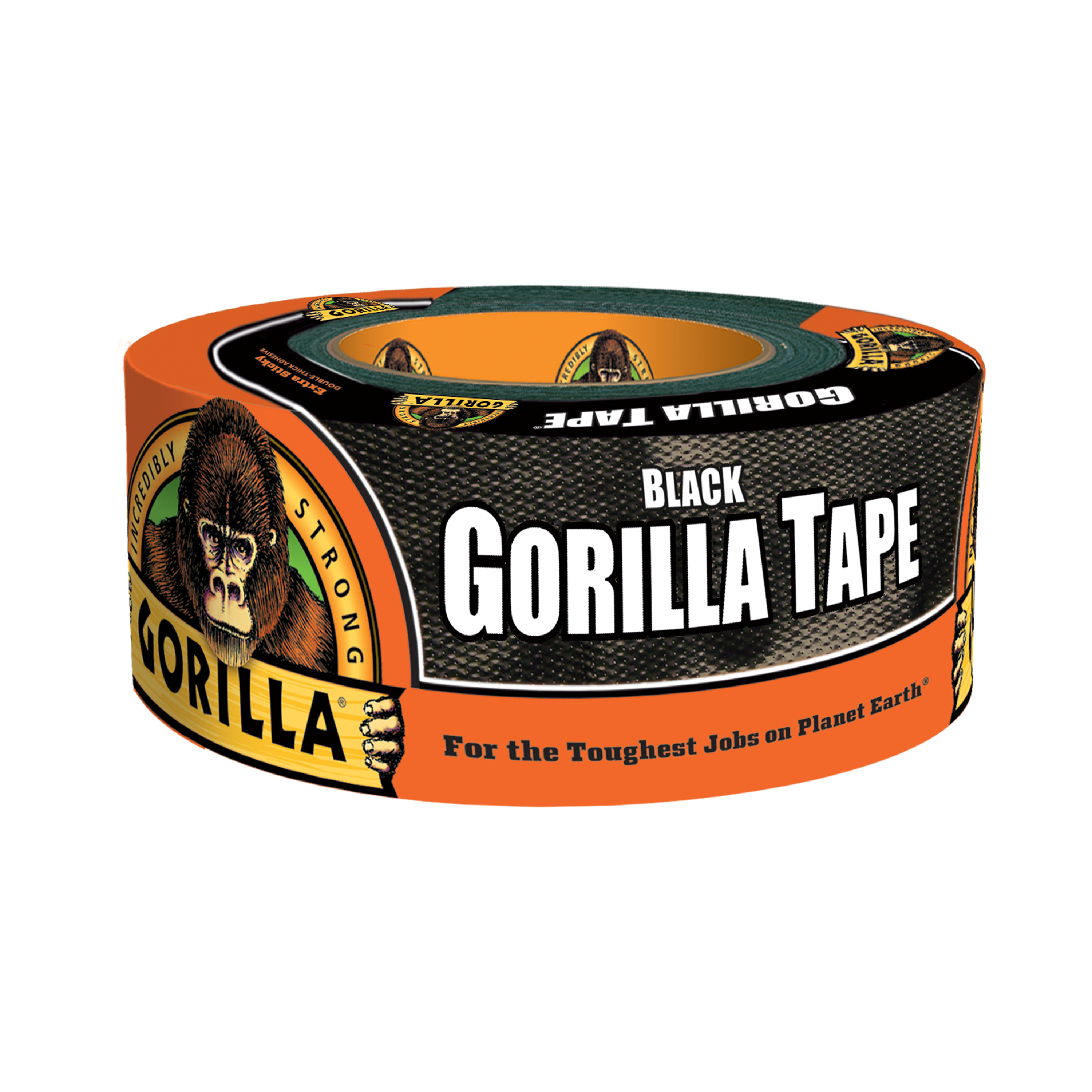 Gorilla Black Tape, 1.88" x 12 yd Roll - image 1 of 8
