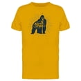 thumbnail image 1 of Gorilla Born To Be Free Slogan Tee Men's -Image by Shutterstock, 1 of 2