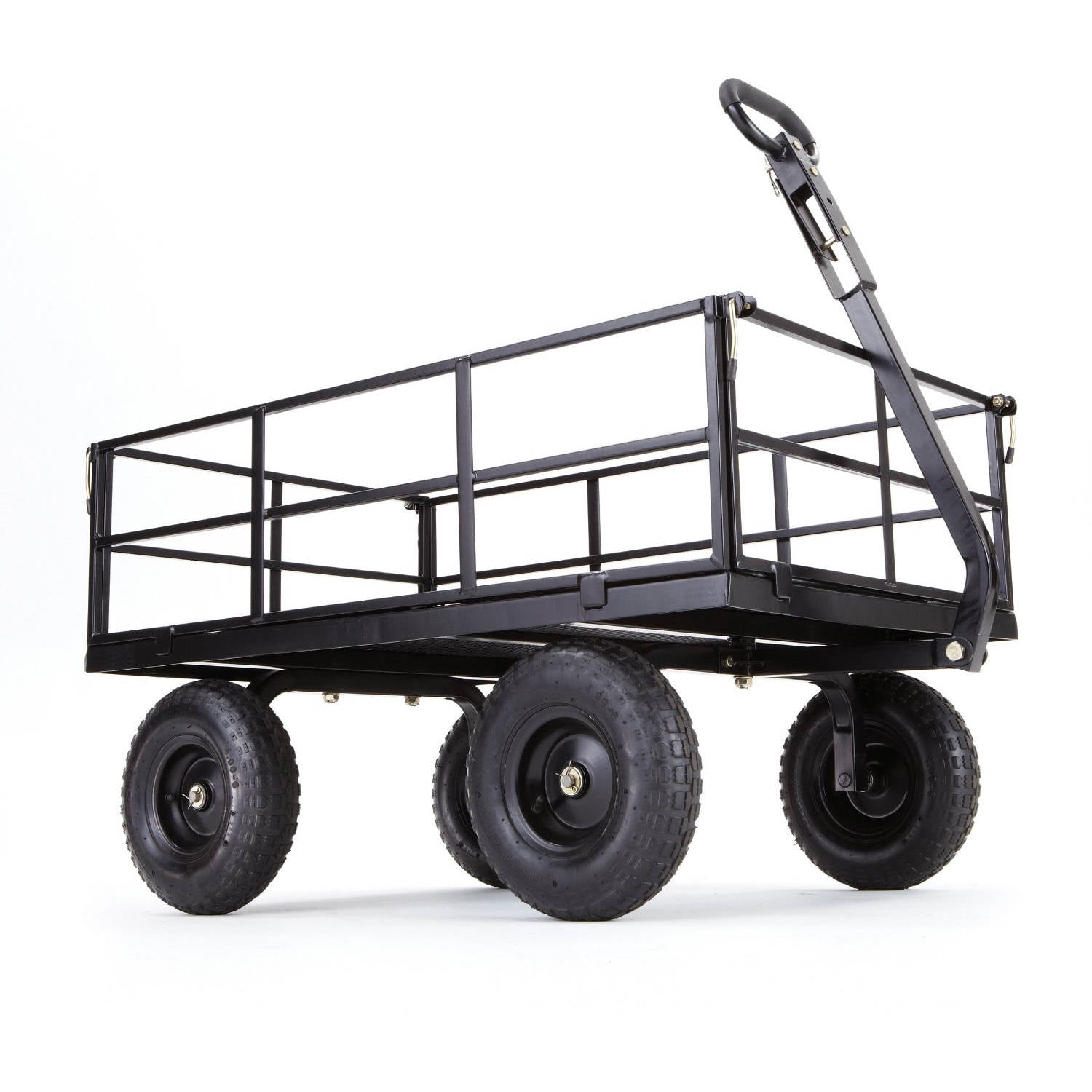 Gorilla Carts 1200-lb. Heavy-Duty Steel Utility Wagon, 9 Cu Ft, 46 in 