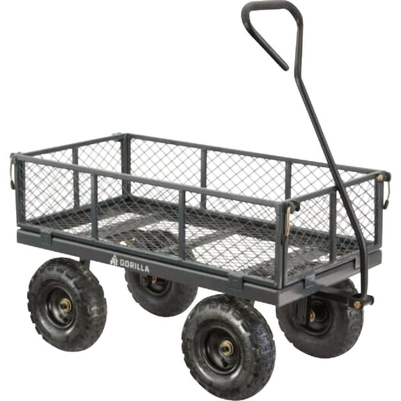 Gorilla Carts 3 Cu. Ft. 600 Lb. Steel Utility Garden Cart GOR610