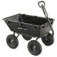 thumbnail image 1 of Gorilla Carts 6 cu ft Heavy Duty Poly Dump Cart with Steel Frame, Black, 1 of 10