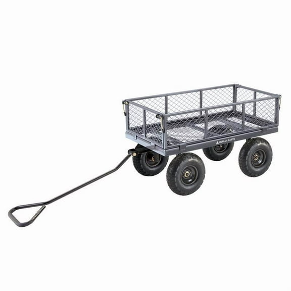 Gorilla Carts 7002866 600 lbs Capacity Steel Utility Cart