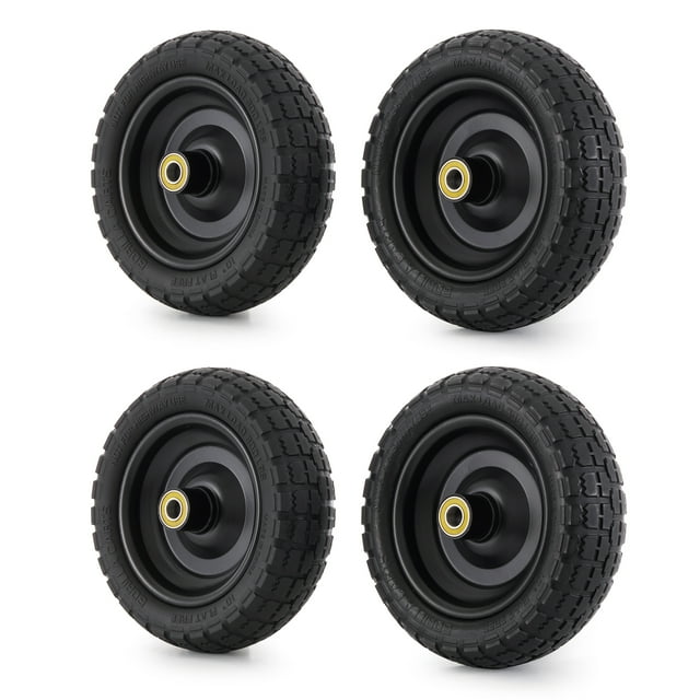 Gorilla Carts 10-Inch No-Flat Replacement Tire for Garden & Lawn ...