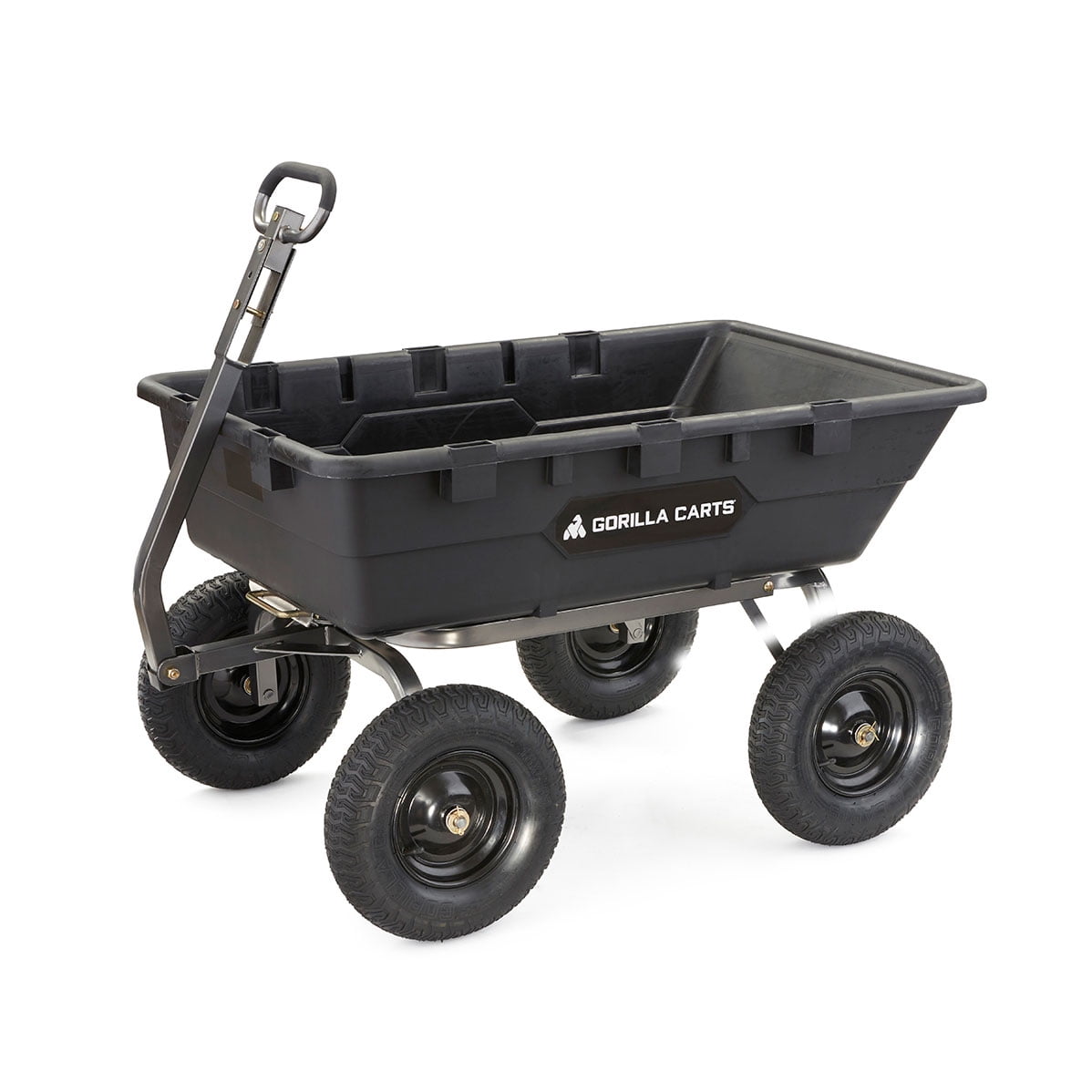 Gorilla Carts Poly Dump Cart - Thumbnail 4