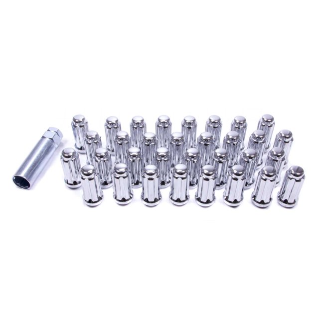 Gorilla Chrome 14 mm x 2.00 Thread Duplex S/D Wheel Lock 32 pc P/N