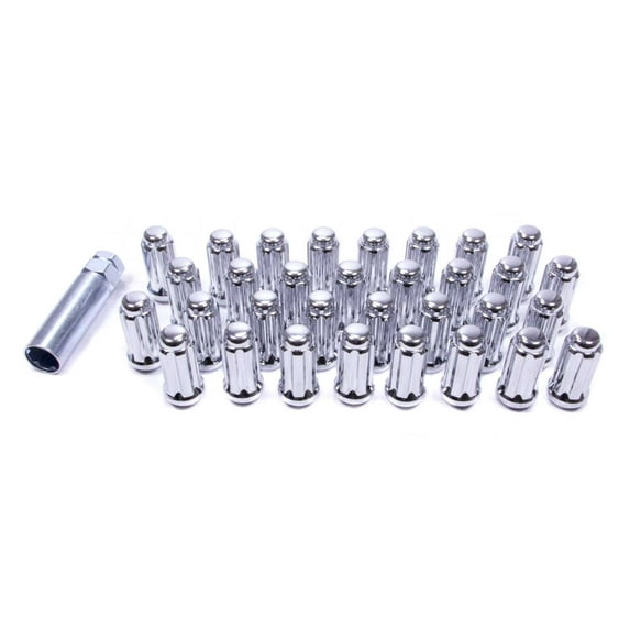 Gorilla Chrome 14 mm x 2.00 Thread Duplex S/D Wheel Lock 32 pc P/N 26105HT