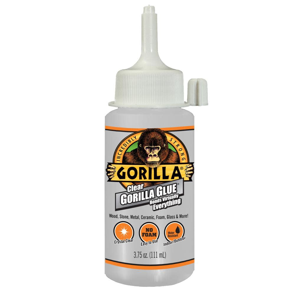 Gorilla Glue Household Glue 100611, 4 oz Bottle, Clear