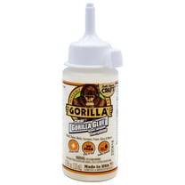 Gorilla Clear Glue, 3.75 fl. Ounces (110mL), Pack of 1 Bottle, Assembled Weight .305 lbs, 24 hours Dry Time