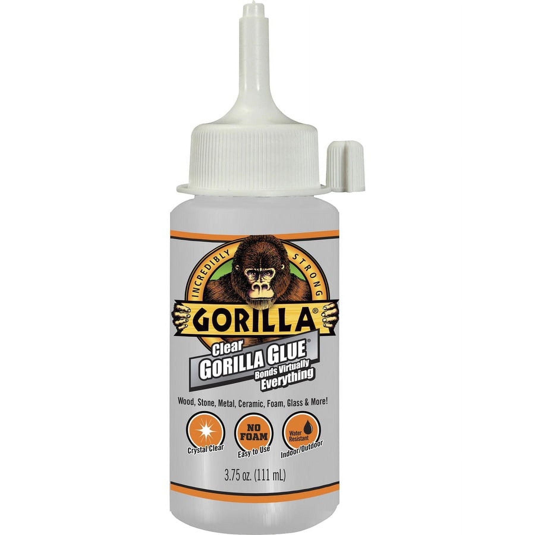 Gorilla Clear Glue - 3.75 fl oz - 1 Each - Clear Gorilla Clear Glue - 3.75 fl oz - 1 Each - Clear