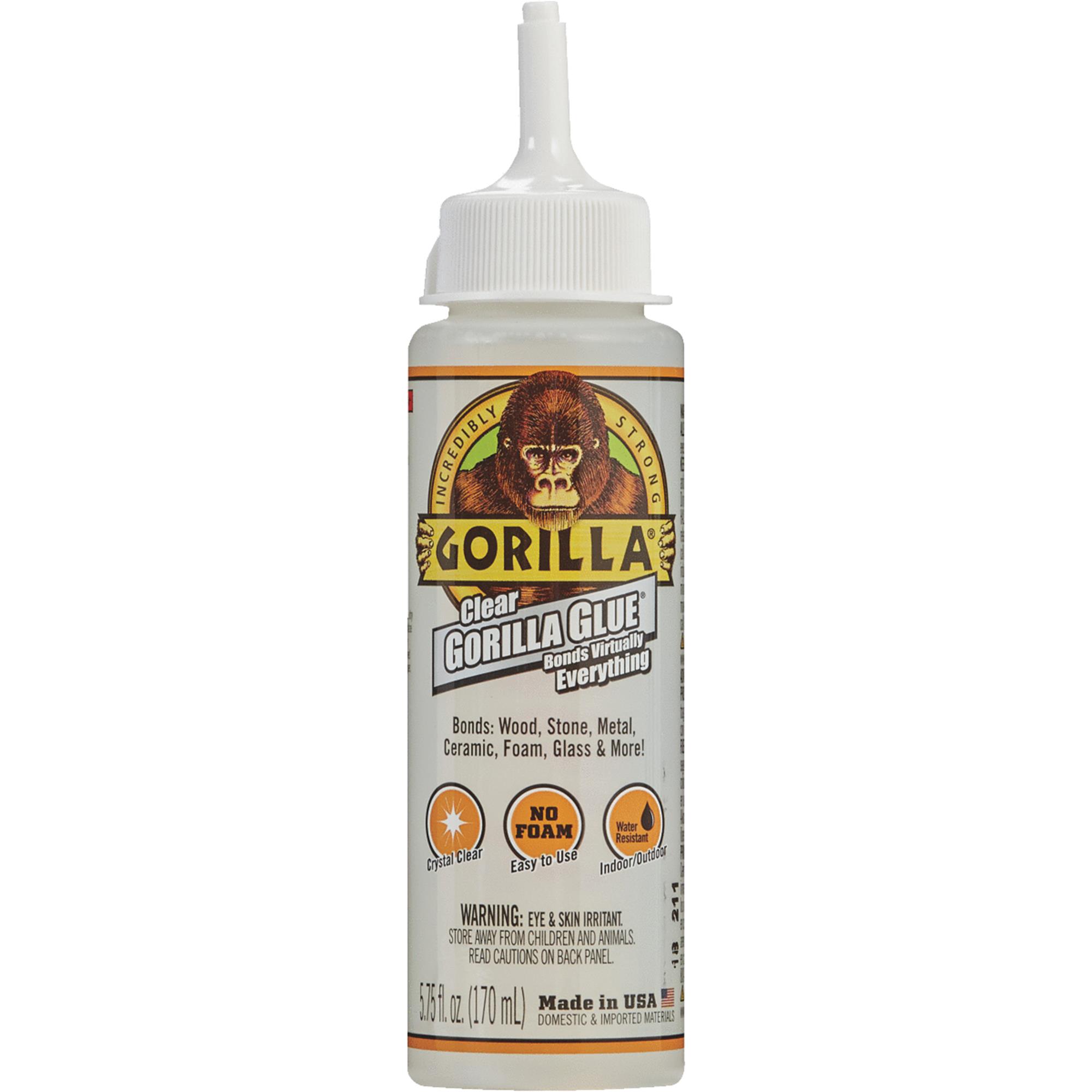 Gorilla Clear Glue 5.75 Ounce Bottle, Pack of 1 Bottle - Walmart.com