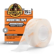 Gorilla Clear Mounting Tape 60in Roll