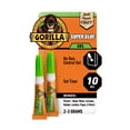 thumbnail image 1 of Gorilla Clear Super Glue Gel 3g, Mini Tubes, 2 Count, 1 of 12