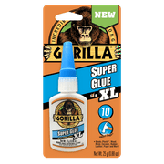 Gorilla Clear Super Glue XL, 25 Gram Bottle, Pack of 1