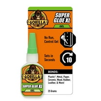 Gorilla Clear Super Glue XL, 25 Gram Bottle, Product Net Content Quantity 1