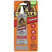 لاصق Gorilla Glue Clear Grip - سريع الجفاف، رابط قوي - 3 أونصة