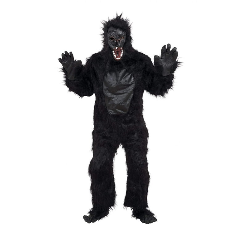 Gorilla Costume & Rubber Chest Adult Unisex Gorilla Costume & Rubber Chest Adult Unisex