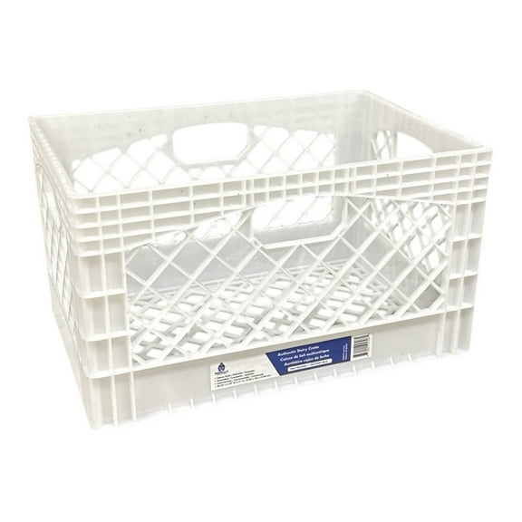 Gorilla Crate 24QT Milk Crate White