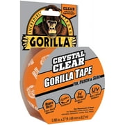 Gorilla Crystal Clear Tape, 1.88 inch x 27 ft Roll