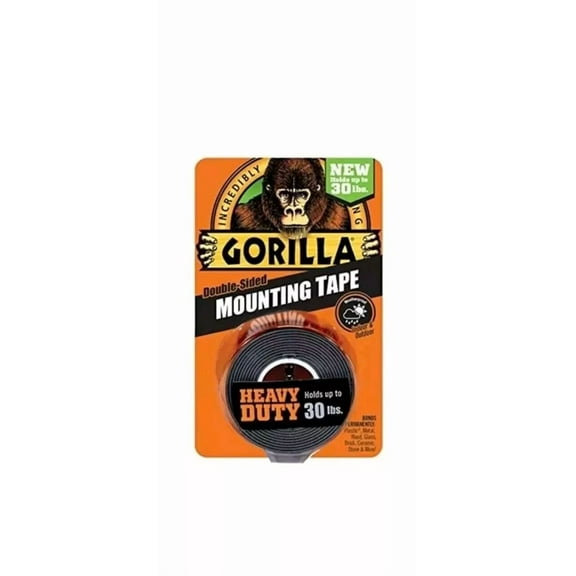 Gorilla Double Sided Mounting Tape Removable Multi Surface Adhesive Foam Strips