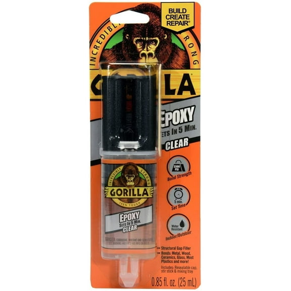 Gorilla Epoxy Glue, 0.85 Fl. Oz