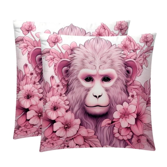 Gorilla Exclusive Velvet Throw Pillow Inserts Set of 2 with Unique Patterns - 16x16, 18x18, 20x20 Inches for Pillow Covers and Decorative Pillows for Home