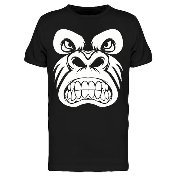 Gorilla Face Sport T-Shirt Men -Image by Shutterstock, Male 3X-Large