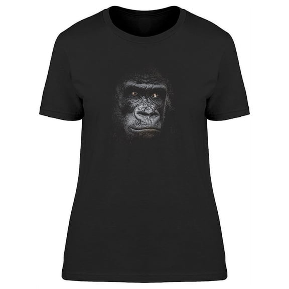 Gorilla Face  T-Shirt Women -Image by Shutterstock, Female x-Large