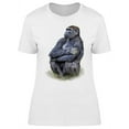 thumbnail image 1 of Gorilla Folding Arms  T-Shirt Women -Image by Shutterstock, Female x-Large, 1 of 2