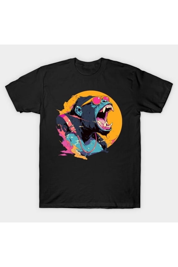 Gorilla Funny Animal Lover Graphic - Daily Wear Essential, H33903 Unisex T-Shirt, Up to 5XL Available