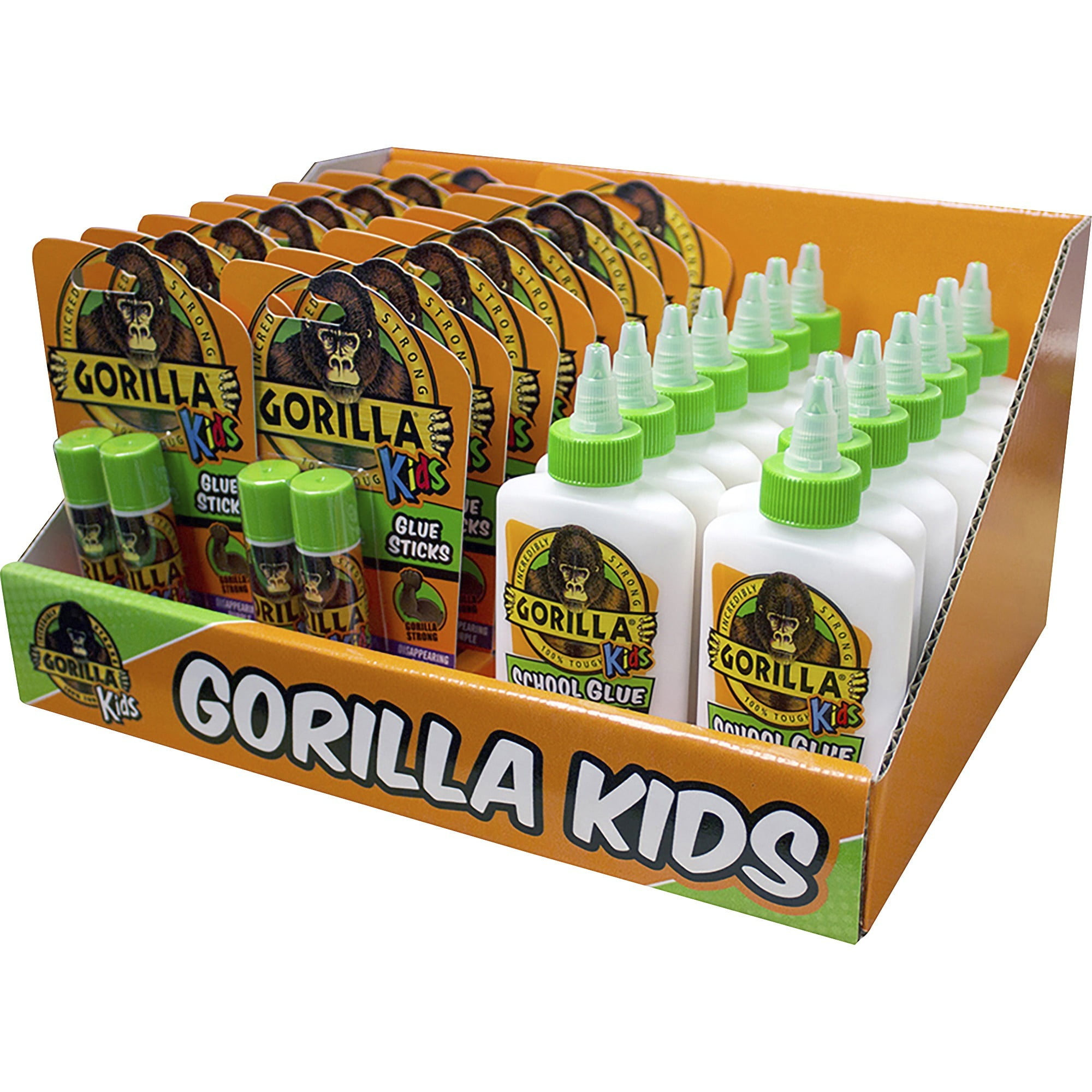 Gorilla, GOR98121, Kids Glue Sticks/School Glue Pack, 32 / Carton, White