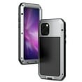 thumbnail image 1 of Gorilla Glass Aluminum Metal iPhone 11 Case (Silver) Heavy Duty Military Grade Shockproof and Scratch Resistant Protection, Rugged Outdoor Travel, 1 of 6