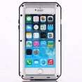 thumbnail image 1 of Gorilla Glass Aluminum Metal iPhone SE 1st Generation 2016 Case (Silver) Heavy Duty Military Grade Shockproof and Scratch Resistant Protection, Rugged Outdoor Travel, 1 of 8
