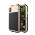 thumbnail image 1 of Gorilla Glass Aluminum Metal iPhone XS Case (Gold) Heavy Duty Military Grade Shockproof and Scratch Resistant Protection, Rugged Outdoor Travel, 1 of 6