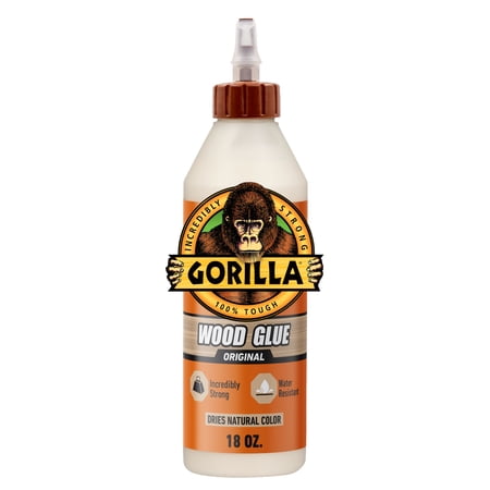 Gorilla Glue 18oz. Wood Glue. Color: White / Cream. Assembled Product Weight Is 1.36 lb