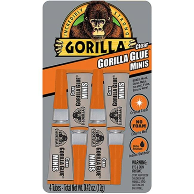 Gorilla Glue  3g Clear All-Purpose Glue - Pack of 4