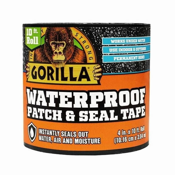 Gorilla Glue 4 x 10 in. Waterproof Patch & Seal Tape Roll