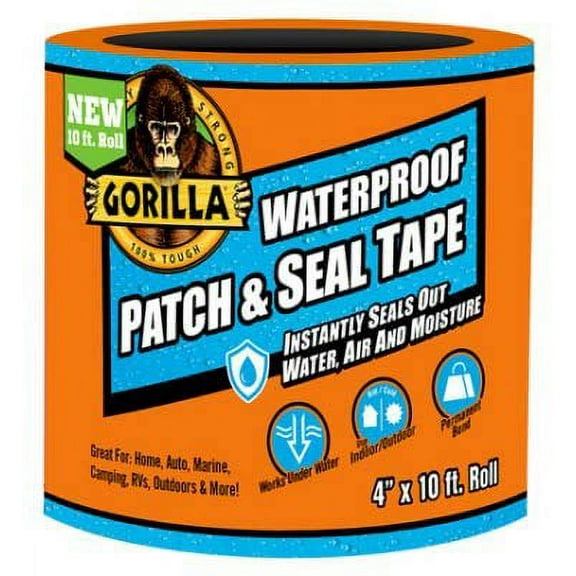 Gorilla Glue 4612502 4x10 Patch/Seal Tape - Quantity 4