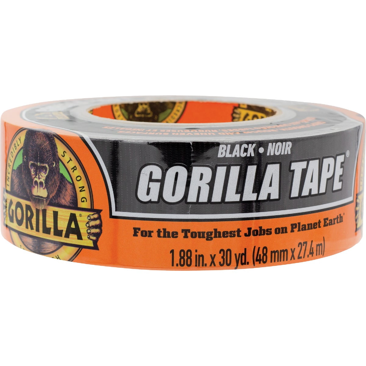 Gorilla Glue 6035060 1.88" x 35Yd Black Gorilla Tape - 6ct. Case