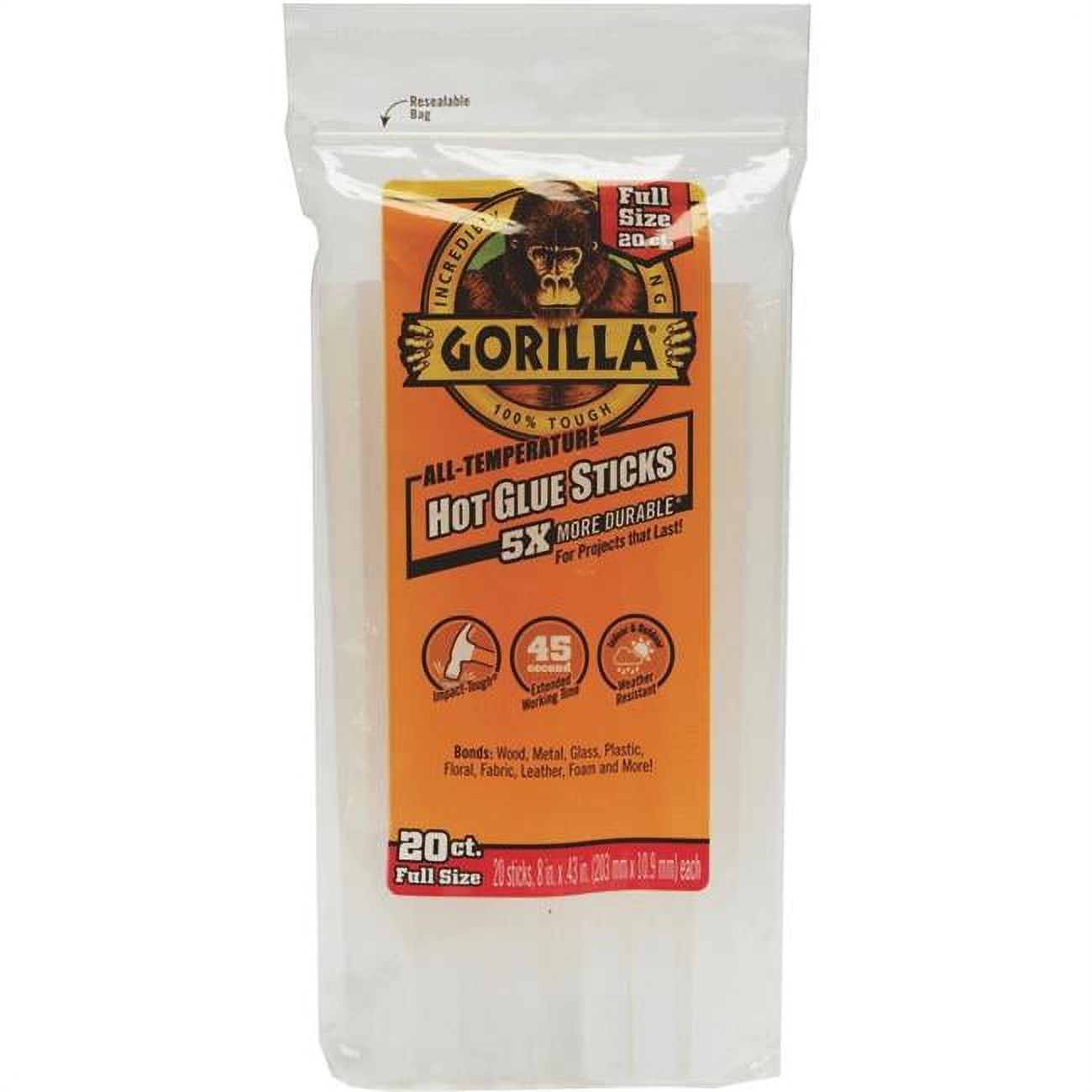 Gorilla Glue 8 in. Full Hot Glue Sticks
