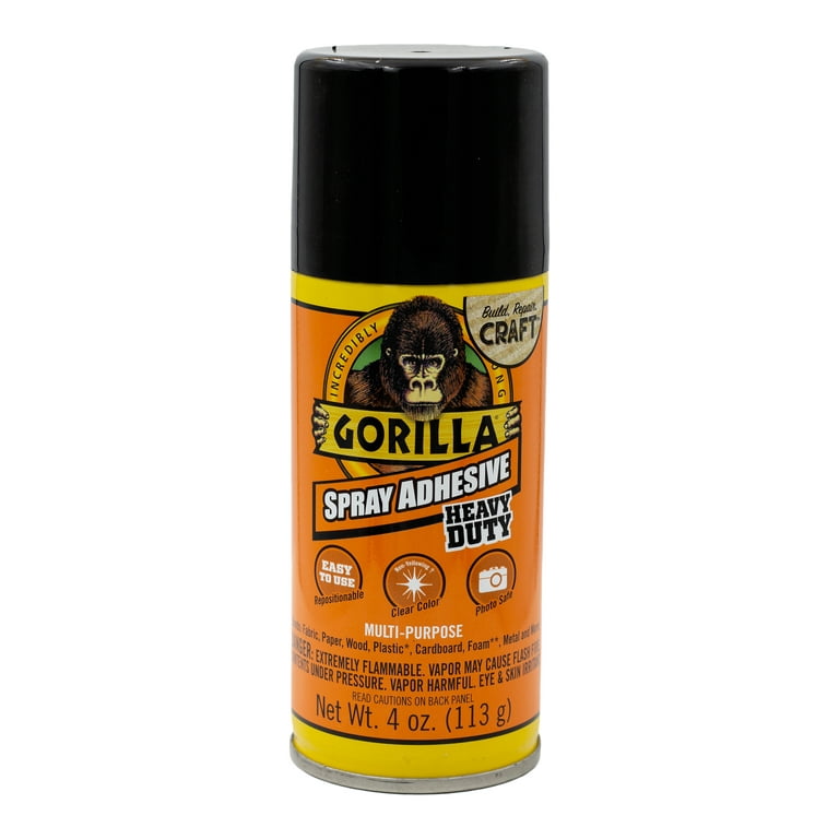 Gorilla Spray Adhesive, Multi-Purpose, 4 oz