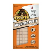 Gorilla Glue Beige 2 oz Mounting Putty Pre-Cut Squares, 84 Count