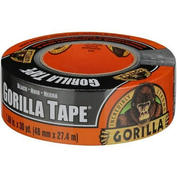 Gorilla Glue Black Tape 30 yd Length x 1.88" Width - 1 / Each - Black