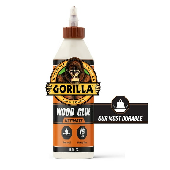 Gorilla Glue Brand 18oz Ultimate Wood Glue off-White Color