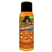 Gorilla Glue Clear Spray Adhesive, 11 Ounce Can