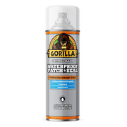 Gorilla Glue Clear Waterproof Patch and Seal Spray, 14oz Can
